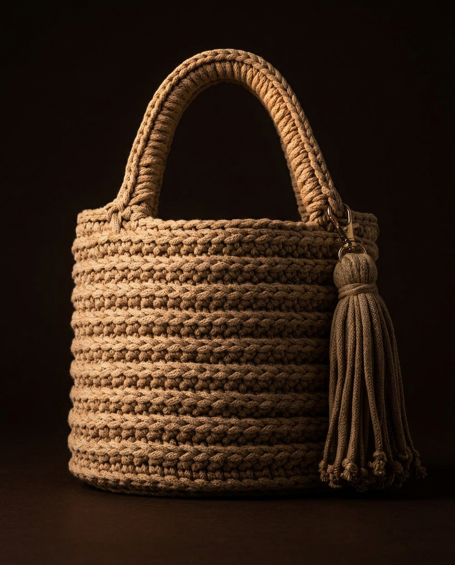 Beige Bucket Bag 2
