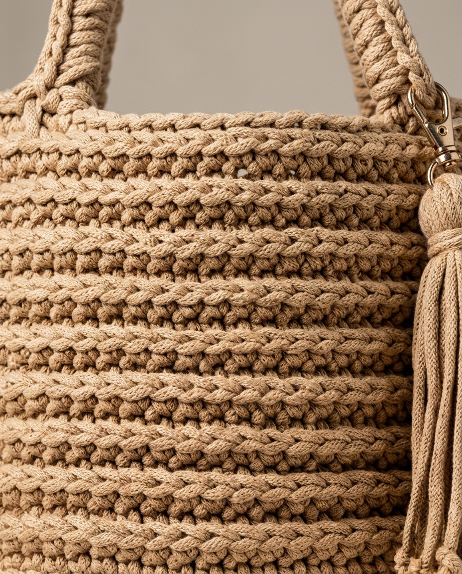 Beige Bucket Bag 3