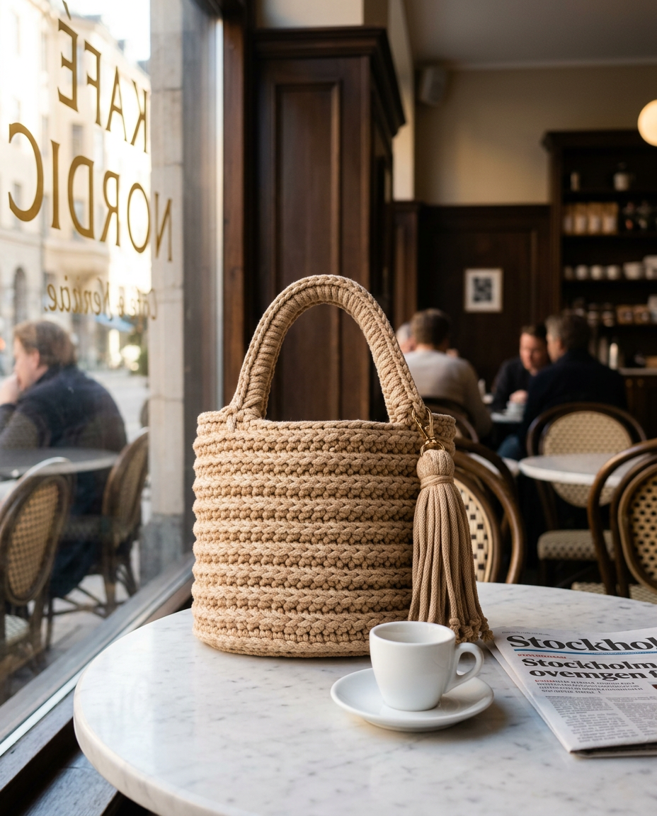 Beige Bucket Bag 4