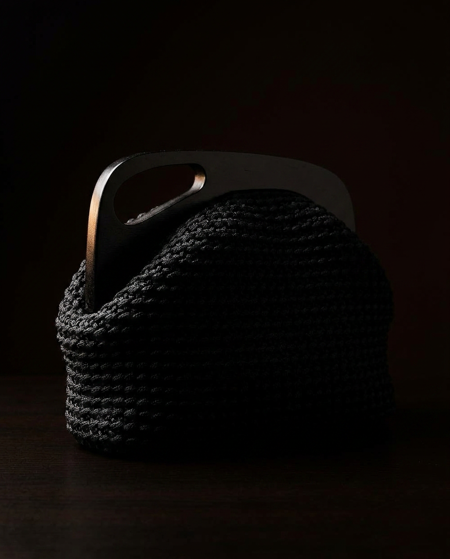 Noir Clutch i mörk studio