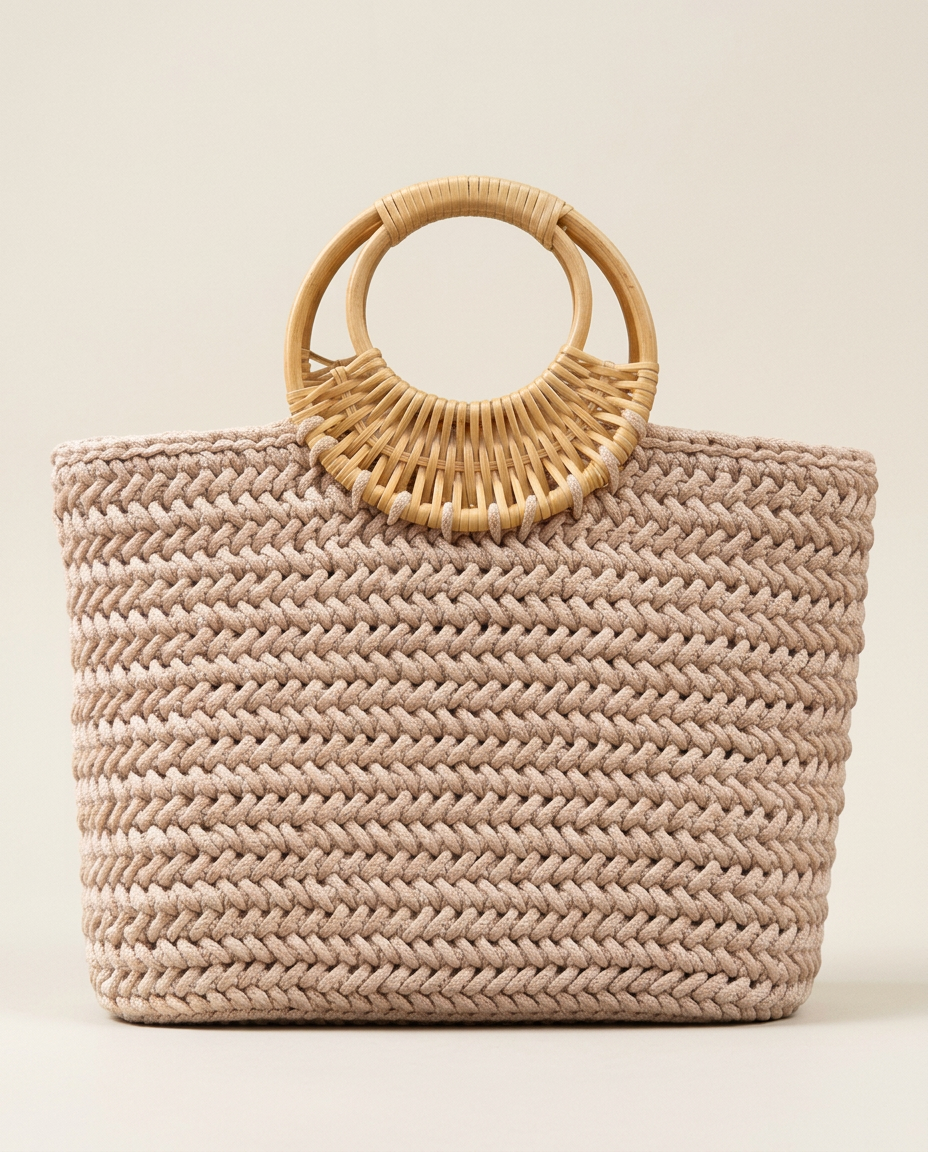 Sandy Tote Bag — handvirkad väska i MACRAME 

 från Noal Atelier