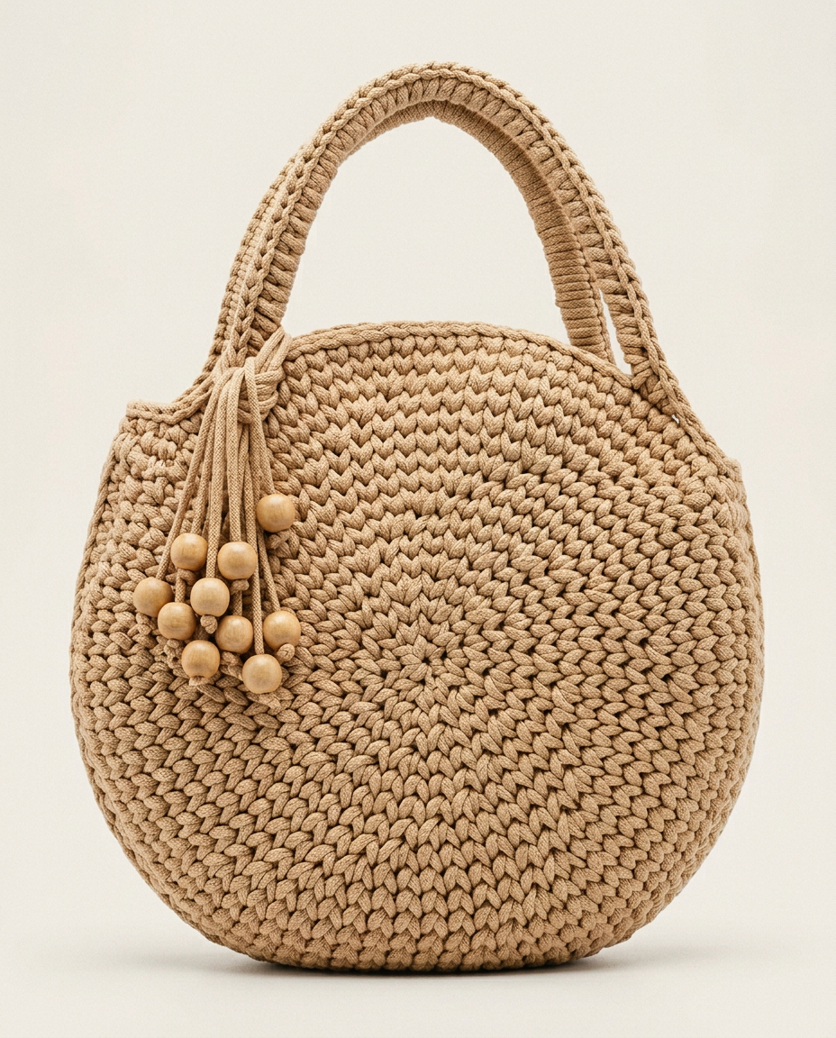 Halo Bag — handvirkad väska i Handfärgad merino från Noal Atelier